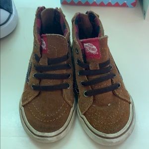 Suede high top sneakers